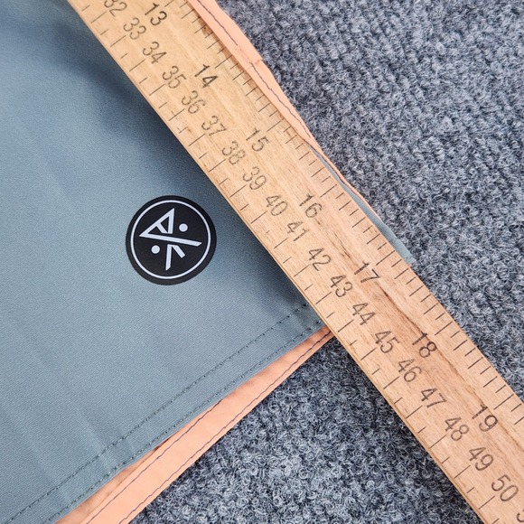 ROARK The Boatman 17" Board Shorts sz 38 Gray Orange‎ Teal Swim Trunks Cordura - Picture 8 of 8